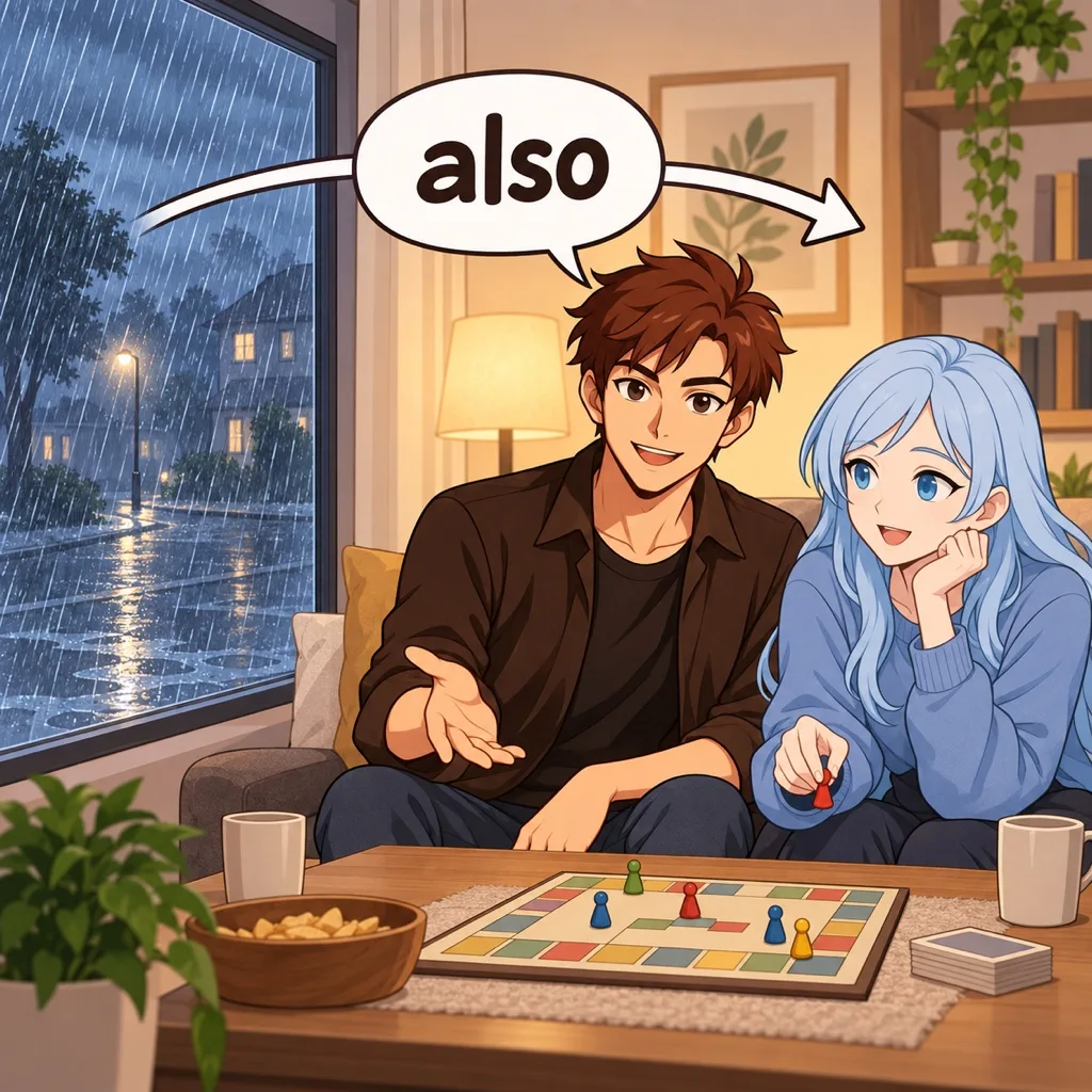 Es regnet, also bleiben wir heute zu Hause. — 비가 와서 오늘 우리는 집에 있어요.