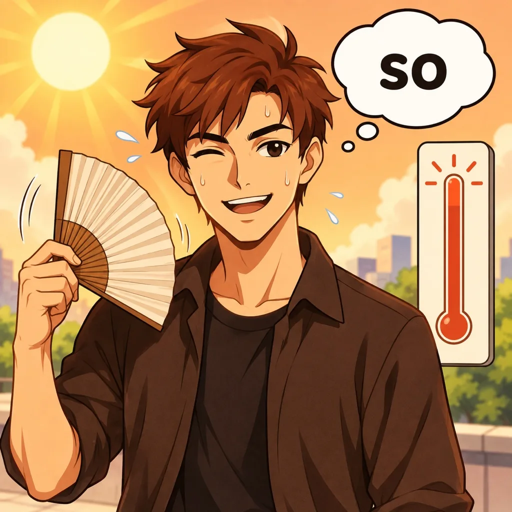 Das Wetter ist so warm heute. — 오늘 날씨가 그렇게 따뜻해요.